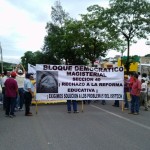 Marcha de maestros en Tuxtla Gutiérrez, contra la Reforma Educativa. Foto: Chiapas Paralelo