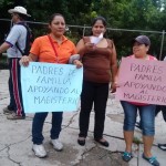 Maestras salieron a movilizarse este domingo. Foto: Chiapas Paralelo