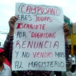 Las y los maestros condenaron a la dirigencia del SNTE. Foto: Chiapas Paralelo