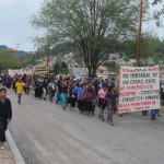 Marcha en San Cristóbal contra las Reformas a la educación y energética. Foto: Carlos Herrera