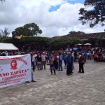 En Comitán también se movilizaron varias organizaciones. Foto: Fredy Martín