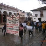Marcha en San Cristóbal contra las Reformas de Peña Nieto Foto: Amalia Avendaño