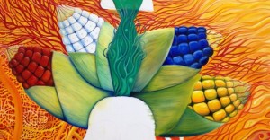 El mural está ubicado en la Biblioteca de la Universidad Intercultural de San Cristóbal de Las Casas.