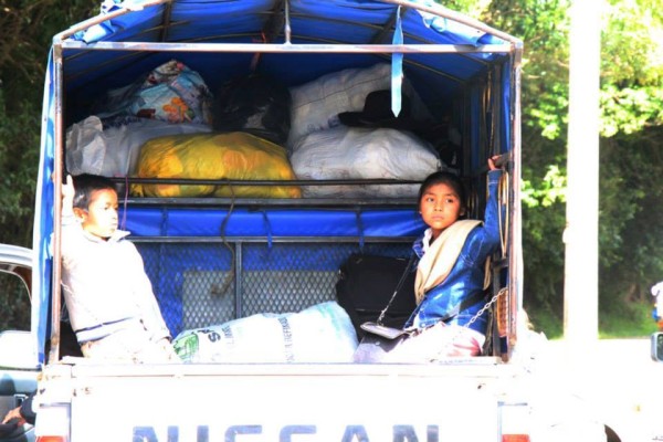 98 personas desplzadas del Ejido Puebla permanecen refugiadas en Acteal, desde agosto pasado. Foto: Koman Ilel