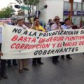 Se han realizado diferentes marchas en contra de la privatización de Smapa. Foto. Isaín Mandujano/ Chiapas PARALELO.