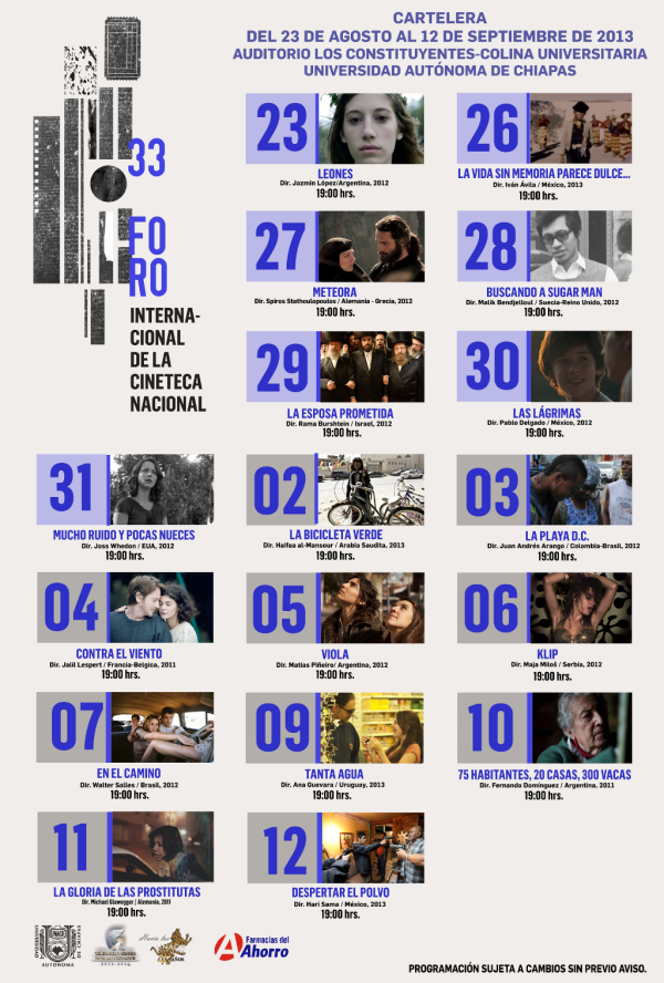 cartelera_unach_33_foro_internacional_de_la_cineteca