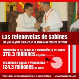 Gastos de Sabines con empresas Azteca