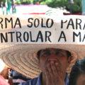 Mestros cumplen 77 días de protestas por la Reforma Educativa. Foto: Isaín Mandujano/Chiapas PARALELO