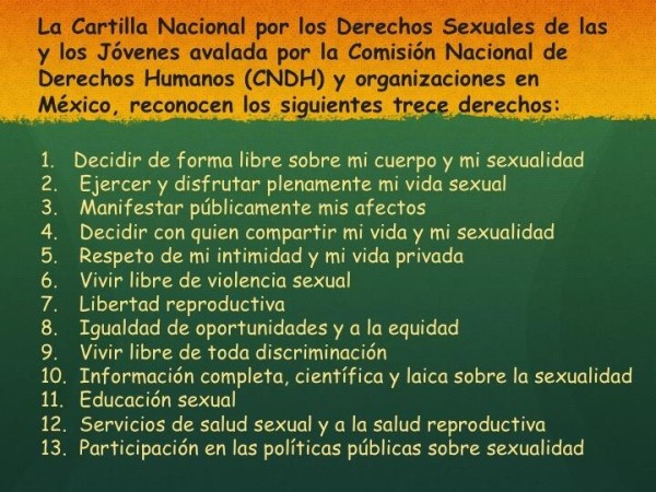 CONOCE TUS DERECHOS SEXUALES