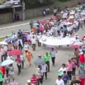 Más de 50 mil personas se movilizaron en Tuxtla Gutiérrez. 