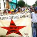 7 años de Lucha y Resistencia” Marcha del Consejo Autónomo Regional de la Zona Costa de Chiapas. Foto: Radio Pozol