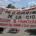 Dirigentes de la CIOAC se disputan la militancia de indígenas de Las Margaritas. Foto: Fredy Martín Pérez 
