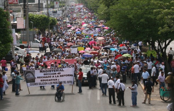 Maestros crean el Frente Único de Lucha. Foto: Archivo/Chiapas PARALELO