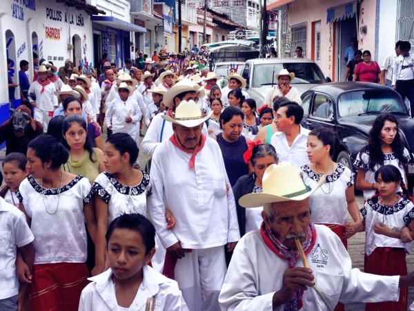 Celebran en Copainalá los 16 años de su radiodifusora. Foto: Xecopa/ Chiapas Paralelo. 