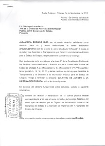 Esta fue la solicitud de información que presentó la legisladora ante el Congreso Local.