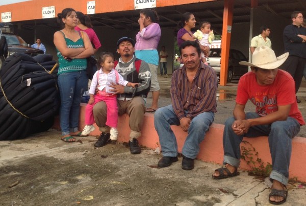 Un grupo de 121 familias indígenas de Carranza que permanecieron desplazados por casi cinco meses, retornaron a Carranza para fundar un nuevo centro poblacional. Foto: Isaín Mandujano/Chiapas PARALELO