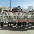 Desde el 28 de agosto en que iniciaron el movimiento, a la fecha, las y los maestros han sumado el apoyo de estudiantes universitarios, académicos y padres de familia. Foto: Fredy Martín Pérez