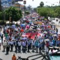 Maestros llevan 25 días de manifestaciones contra la Reforma Educativa.