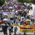 Miles de maestros marchan y se manifiestan en Chiapas y todo el país. Foto: Isaín Mandujano/Chiapas PARALELO