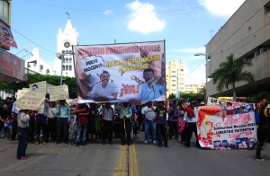 Marcha para pedir liberación del Maestro Alberto Patishtán. Foto: Sandra de los Santos/Chiapas PARALELO. Archivo.