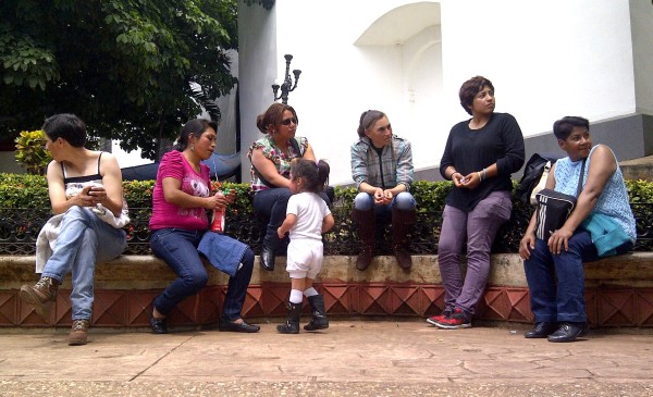 Mujeres policías de San Cristóbal de Las Casas, denuncian malos tratos de un mando operativo. Foto: Isaín Mandujano/Chiapas PARALELO