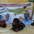 Indígenas ayunan frente a la Catedral de San Cristóbal, también para pedir solución al desplazamiento forzado de habitantes de Chenalhó: Foto: Red de Medios Libres