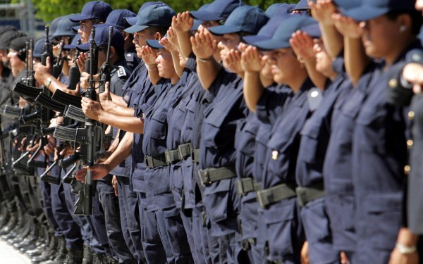 Rodolfo del Carpio del Carpio, Jorge Arias Navarro y Antonio Montañéz Aquino, feron despidos de manera injustificada por parte del ayuntamiento de San Cristóbal de las Casas, quien se niega a pagarles una pensión a pesar de que los uniformados trabajaron más de dos décadas y actualmente su estado de salud es delicado. Foto: Archivo/Chiapas PARALELO