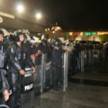 Al fondo, muy al fondo, los colores de la Patria. Foto: Isaín Mandujano/Chiapas PARALELO