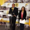 La diputada local del PRD interpuso la denuncia penal en la PGJE de Chiapas e hizo la denuncia pública en el DF junto a su líder nacional del partido, Jesús Zamabrano. 