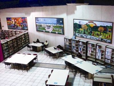 Biblioteca del Centro Cultural Jaime Sabines. Foto: Cortesía/ Chiapas PARALELO.