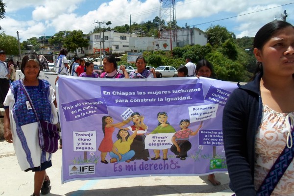 En las comunidades indígenas, las mujeres si están interesadas en participar en las contiendas para ocupar cargos de elección popular y participar en la toma de decisiones. Foto: Cortesía/Chiapas PARALELO