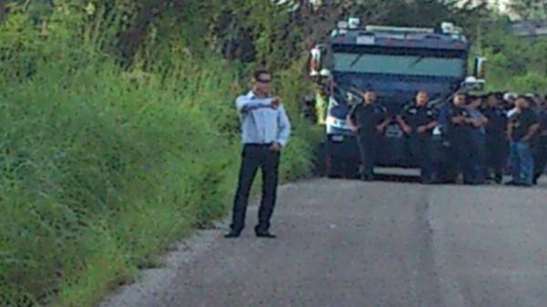 El hombre del espectáculo impúdico en tierras del liberal Ángel Albino Corzo, tampoco habló. Foto: Cortesía/Chiapas PARALELO