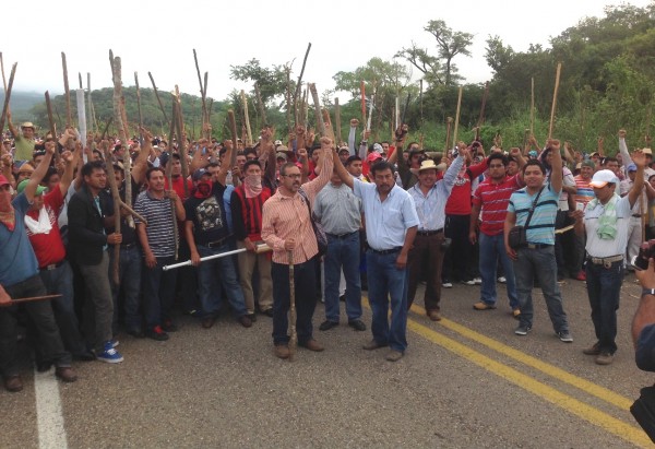 Líderes de la CNTE. Foto: Isaín Mandujano/Chiapas PARALELO Isaín Mandujano