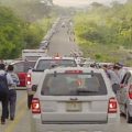 Para llegar al aeropuerto usuarios deben pasar tres retenes. Foto: Isaín Mandujano/Chiapas PARALELO