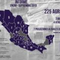 Presenta Artículo XIX tercer reporte trimestral: represión y violencia a los medios en México mapa periodistas 01