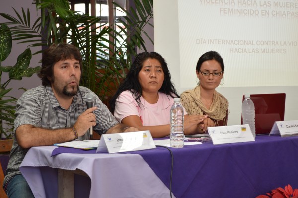 Camapaña contra el feminicidio en Chiapas. Foto: Cesar Rodríguez 
