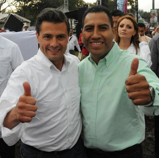 Eduardo Ramírez y Enrique Peña Nieto.
