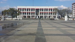 Así quedó la plaza central en Tuxtla. Foto: @GusMx2/Chiapas PARALELO