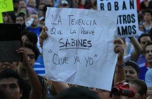 Al inicio de este año se dieron varias marchas en contra del impuesto a la tenencia vehicular. Foto: Isaín Mandujano/ Chiapas PARALELO.