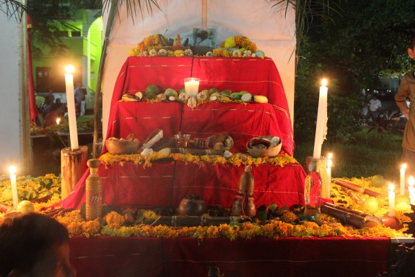 Ofrenda de muertos en Copainalá. Foto: Magdalena Morales/Chiapas PARALELO