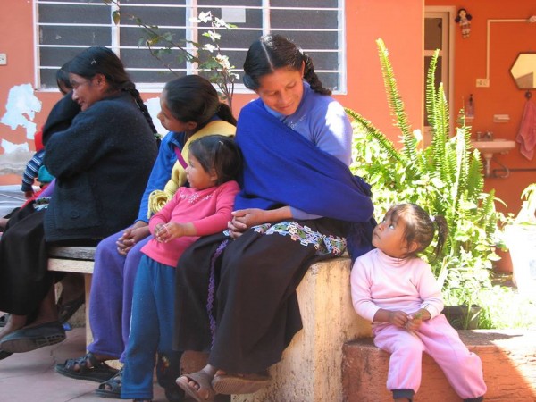 Mujeres desplazadas de Chenalho. Foto archivo Frayba. 