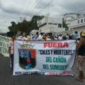 Protesta contra Cales y Morteros. Foto: Cortesía