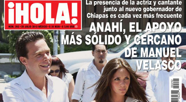 Manuel Velasco y Anahí, en Hola, su revista favorita