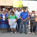 Protesta para demandar apertura de bares y cantinas en Tapachula. Foto: Cesar Rodríguez