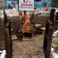 La entrada al panteón de mascotas Cannino al Cielo en Berriozabal. Fotos: Isaín Mandujano/Chiapas PARALELO