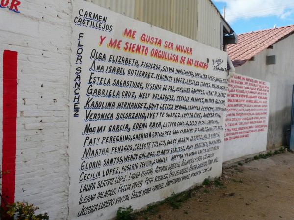 El muro de la ponderación femenina.