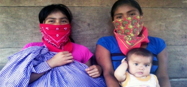 Mujeres zapatistas. Foto: Archivo/Chiapas PARALELO