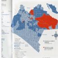 Mapa de desplazados en Chiapas, según PNUD.