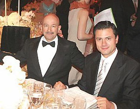 Carlos Salinas de Gortari y Enrique Peña Nieto. Foto: Archivo