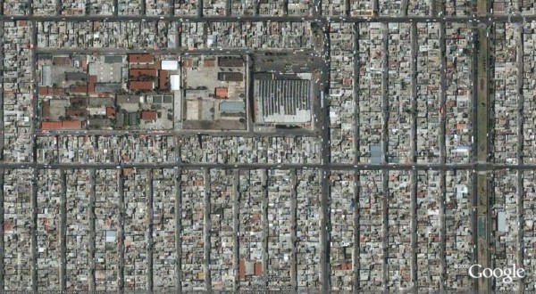 Foto: Vista satelital de Ciudad Nezahualcoyotl D.F. Google Maps